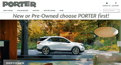 Desktop Screenshot of porterauto.com